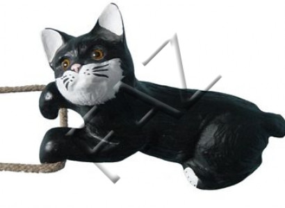 Design Katze Figur Garten Statue Skulptur Figuren Skulpturen Dekoration C346 Neu